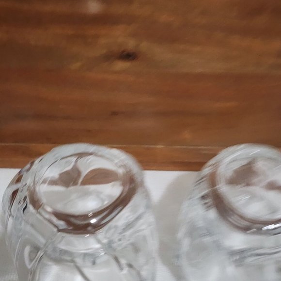 DePlomb Heavy Crystal Tulip Votive Candle Holder 4" tea light glass floral shape - Picture 7 of 10